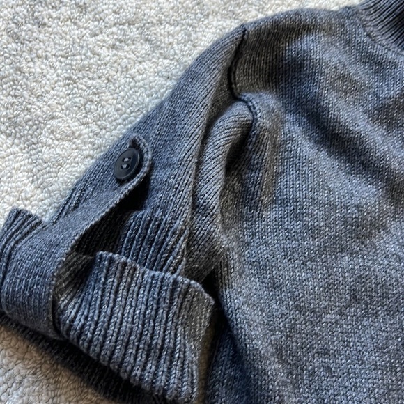 WOMAN'S eSpirt Grey Short Sleeve Sweater Size Small - Picture 3 of 5